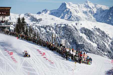 No Streiff: Max Verstappen on a downhill run