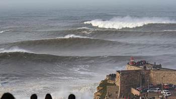 Nazaré, home to one of surfing's most iconic waves.