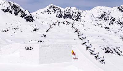 Anna Gasser achieves a world-first female Cab Double Cork 1260 in Obergurgl, Austria.