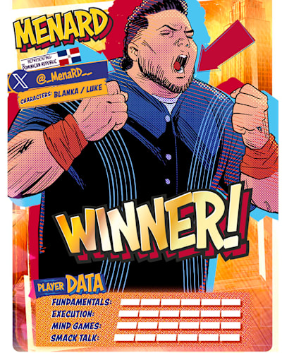 At Red Bull Kumite, which featured some of the best Street Fighter VI players in the world, Mena dominated the final bracket of competition.