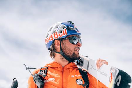 Andrzej Bargiel approaching the summit of Gasherbrum II, Pakistan on June 19, 2023.