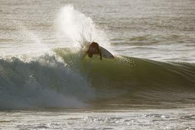 Griffin Colapinto surfing in the MEO Rip Curl Pro Portugal