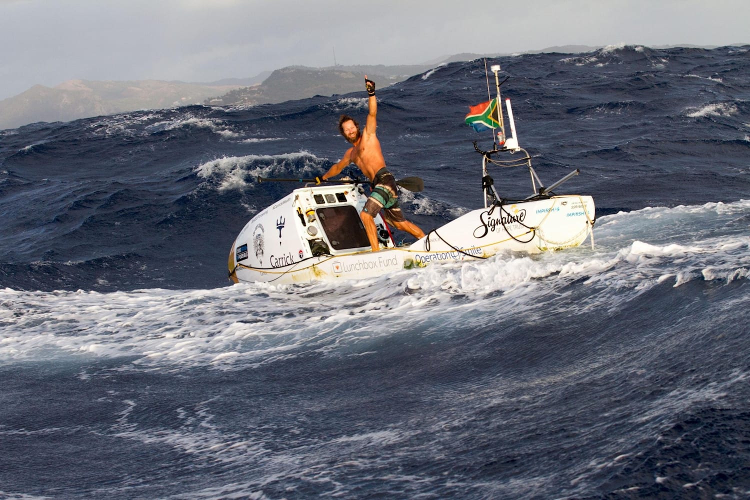 Chris Bertish Stand Up Paddleboard Atlantic Crossing