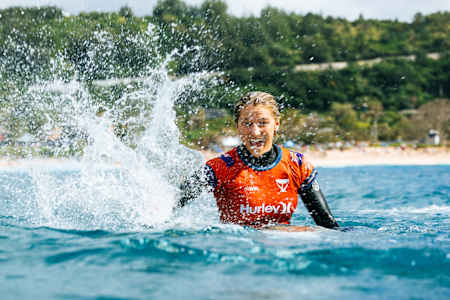 Molly Picklum wins the Hurley Pro Sunset Beach