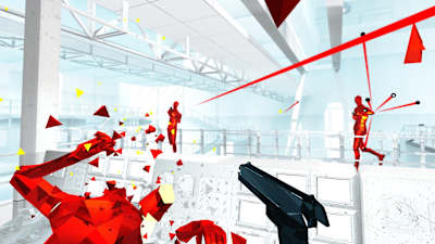 Captura de pantalla de Superhot VR.