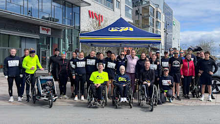 Sanni Hakala & HV71 ice hockey club organised the Wings for Life World Run App Run Event in Jönköping on May 4th 2025.
