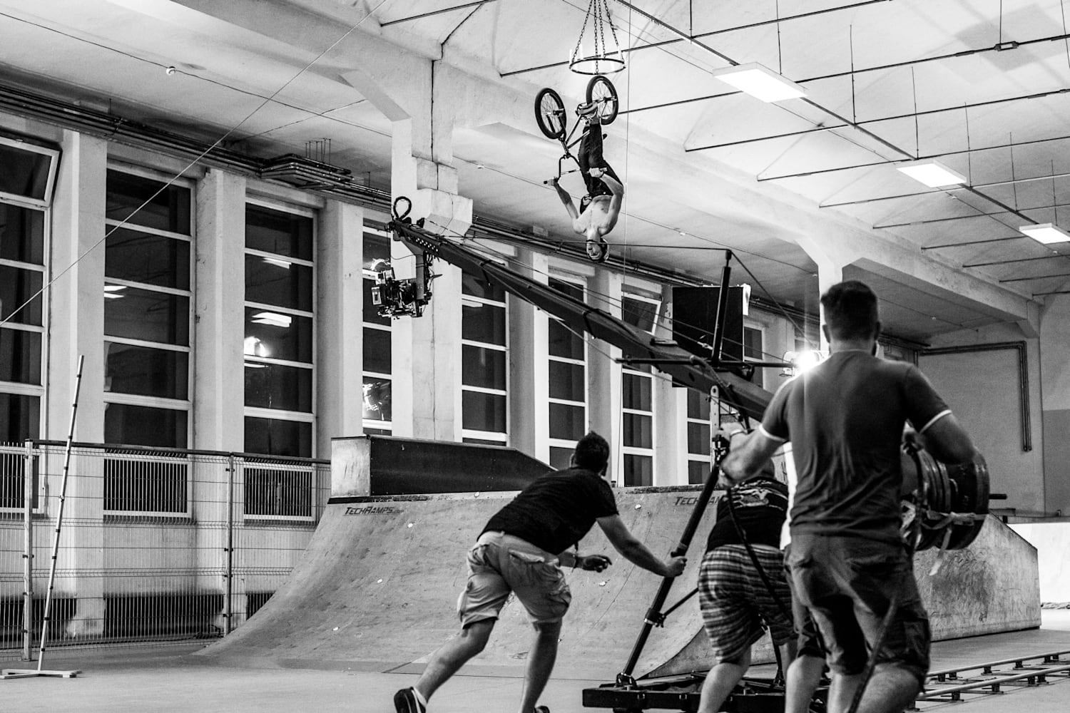 Photos du makingof du film The Bike Brothers