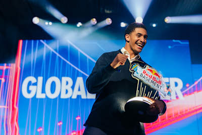 Darnell Adler vence a final mundial do Red Bull Basement em São Francisco, Califórnia, em 3 de junho de 2026.