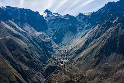 Vista do Vale do Colca no Peru