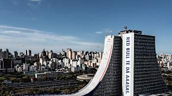 Sandro Dias: Red Bull Building Drop Ramp in Porto Alegre, Brazil 2025