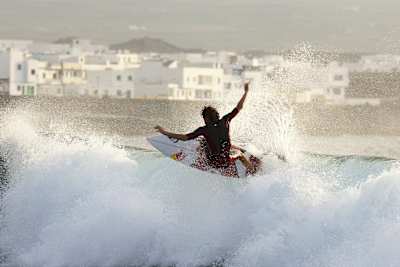 Leonardo Fioravanti lors de l'événement Teguise Franito Pro Junior à Lanzarote, dans les îles Canaries, en Espagne, le 25 septembre 2014.