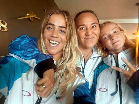 The stars of the U.S.A. surf team. 