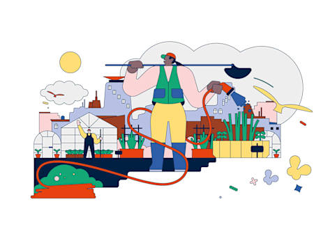 Urban Farmers gärtnern mitten in den Metropolen.