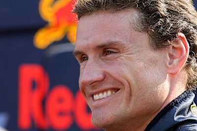 David Coulthard durante teste em Barcelona em 2006