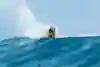 Caitlin Simmers surfing at the WSL Finals at Lower Trestles