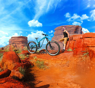 A screenshot of the mobile game Bike Unchained 3.