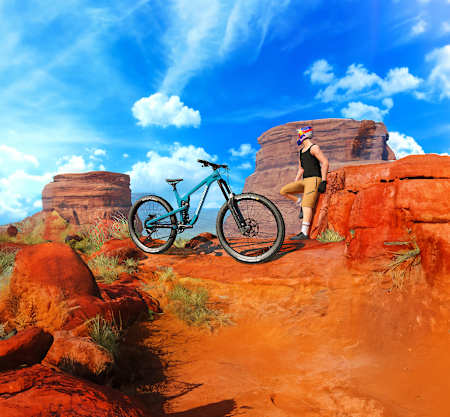 A screenshot of the mobile game Bike Unchained 3.