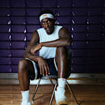 A portrait of Toronto Raptors basketball player Pascal Siakam taken in Orlando, Florida, USA. 