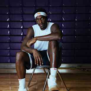 A portrait of Toronto Raptors basketball player Pascal Siakam taken in Orlando, Florida, USA. 