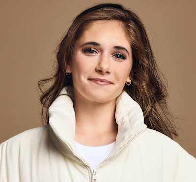 “She was born gifted and has such great skating skills,” says her coach. 