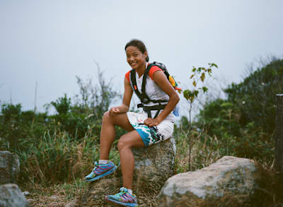An image of ultrarunner Mira Rai.