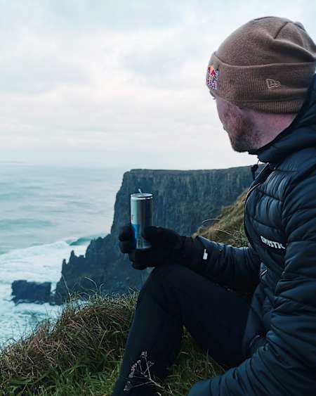 Conor Maguire takes in the Cliffs of Moher