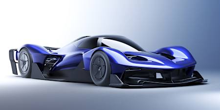 The new Oracle Red Bull Racing 2024 RB17 Hypercar designed by Adrian Newey.