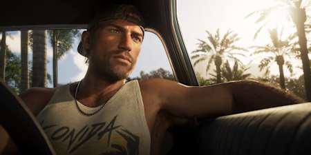 Jason Duval wartet in einem Auto in Grand Theft Auto VI / GTA 6.