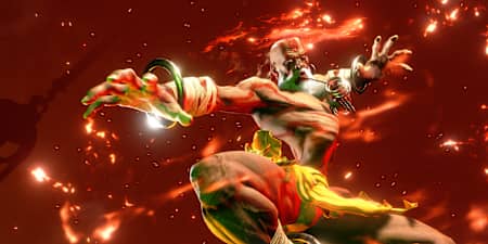 Ein Screenshot von Dhalsim in Street Fighter 6