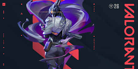 Artwork from VALORANT shows the new agent Vyse.