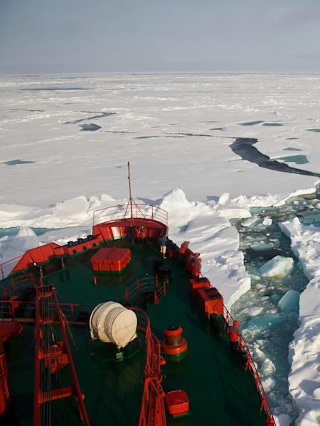 An Bord eines Eisbrechers
