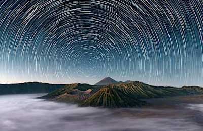 Stunning scenery over the Tengger Massif