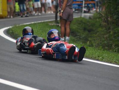 Former street luge world champion Peter Eliot