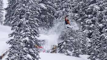 Ben Ferguson snowboards at Natural Selection Snowboard Revelstoke in 2025
