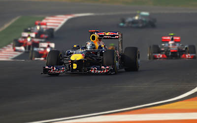 Monopostul RB7 la Grand Prix-ul din India, în 2011