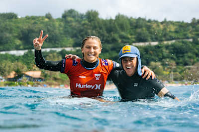 Molly Picklum wins the Hurley Pro Sunset Beach