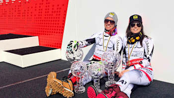 Anna Fenninger und Marcel Hirscher