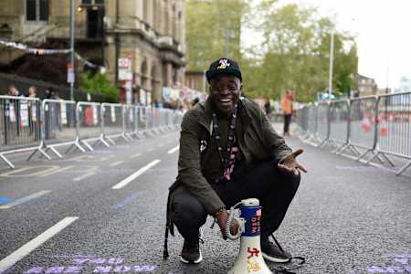 Dark is a London poet, DJ and mentor featured on the Why I Run podcast