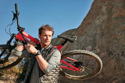 Heughan encourages his fans to follow his lead in tackling physical, mental or professional challenges.