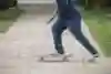 Bling skater Dan Mancina on the rip around the streets near his home in Michigan, USA.