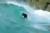 Kanoa Igarashi rides the tube in Australia.