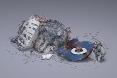 Illustration representing the evolution of post-internet music.