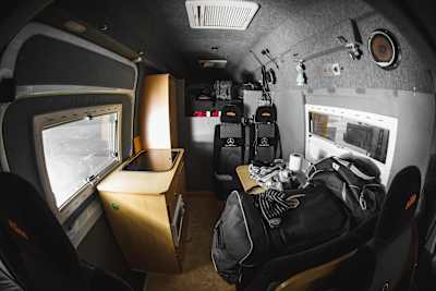 Kuchynka, kde sa bude počas Dakaru vypekať