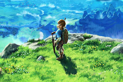 Promotional image of Link in The Legend of Zelda: Breath of the Wild.