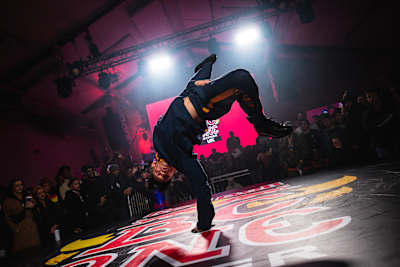 Infante at 2019's Red Bull BC One UK Cypher