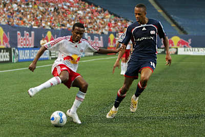  New York Red Bulls bire bir çalım pozisyonu