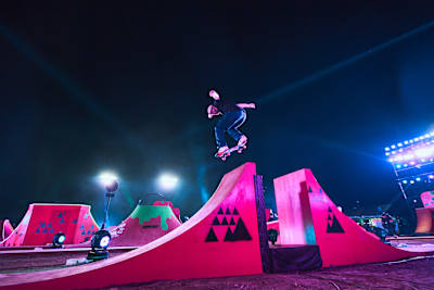 Jamie Foy shredding on the KASSO course