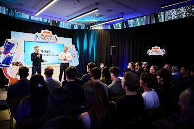 Pitch perfect: Die beiden Gewinner überzeugten die Fachjury mit ihrer Idee