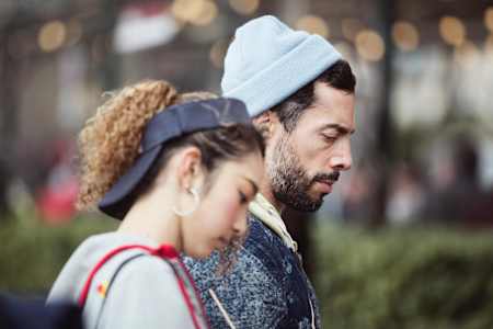 Dancer Kyoka and choreographer Yaman in italy during the production of Spring.