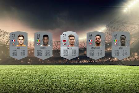 Imagen de las mejores ofertas de Ligue 2 en FIFA 19.
